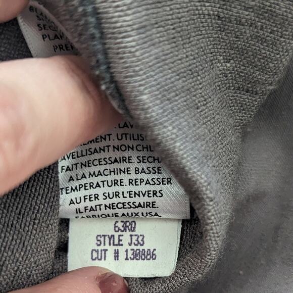 Eileen Fisher Dark Grey Jacket Medium Nylon Viscose Cotton Blend J33 - Picture 3 of 7